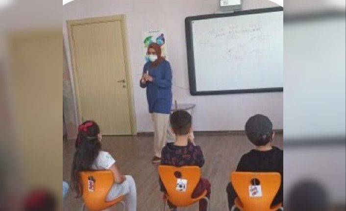 Malatya’da anaokulu öğrencilerinden karbon ayak izi projesine katkı