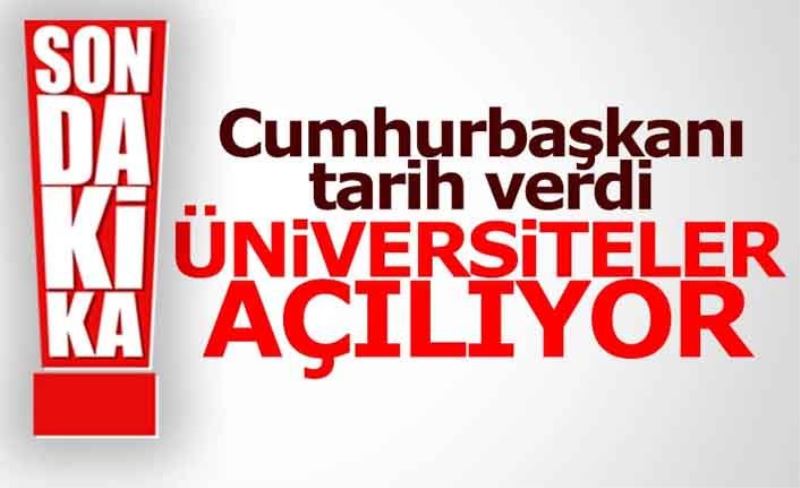 Üniversitelerin akademik takviminin başlayacağı tarih belirlendi